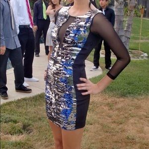 Bebe Sequin Party Dress